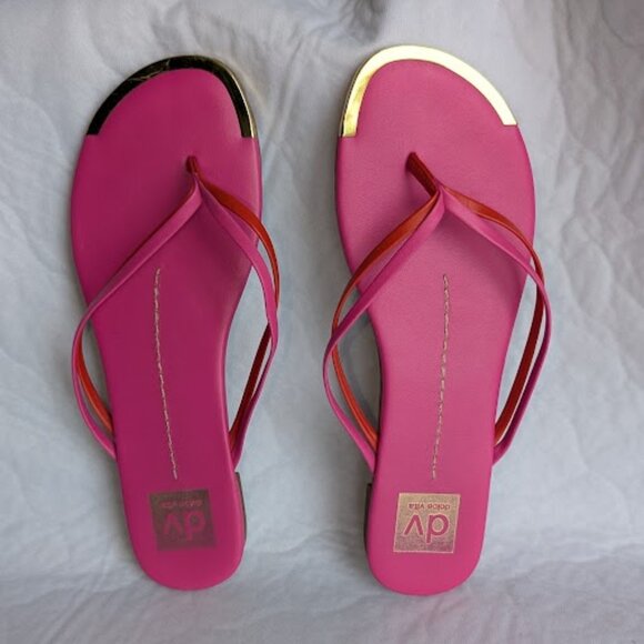 Dolce Vita Hot Pink Sandals size 8 - Picture 1 of 6